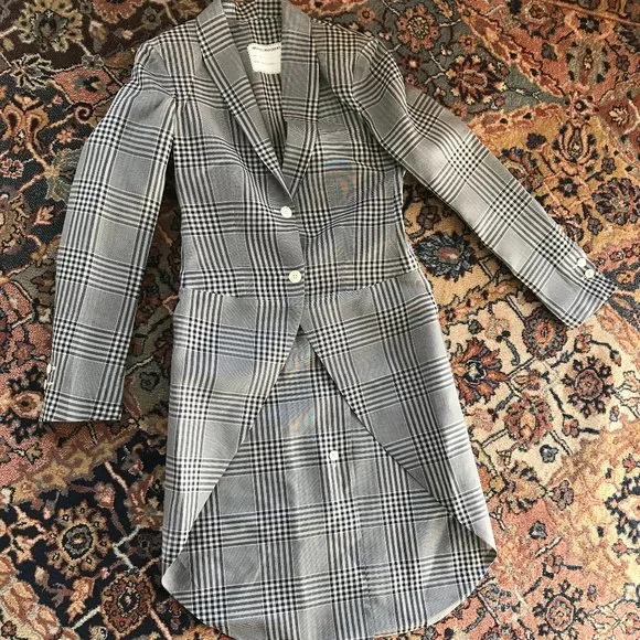 ジャケット・アウター BLACK FLEECE Cashmere Coat Thom Browne Brooks Brothers Black Fleece Blazer Womens BB0 Wool Jacket
